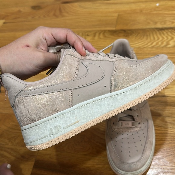 Nike pink Af1 women’s Air Force ones - Picture 6 of 10
